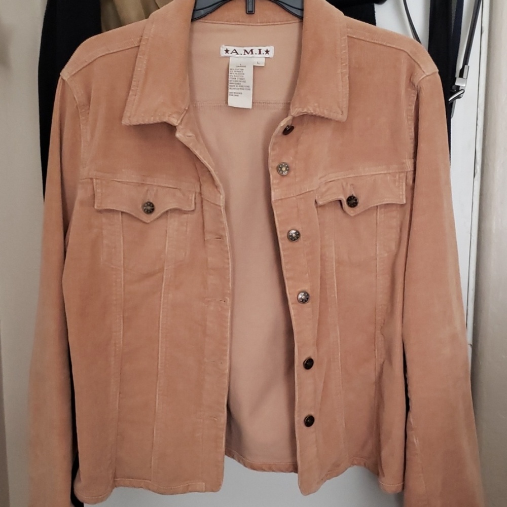 Womens corduroy beige jacket